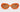 Ecoer - Diaka Orange Oval Sustainable Sunglasses