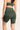 Women's Green Recycled High-Rise Bike Shorts