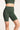 Women's Green Recycled High-Rise Bike Shorts