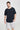 Men's Navy Organic Linen Jersey Classic T-Shirt