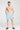 Men's Baby Blue Virtual Flower Swim Shorts