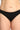 Women's Black Organic Cotton Stretch Bikini Bottom