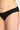 Women's Black Organic Cotton Stretch Bikini Bottom