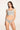 Women's Grey Green Organic Cotton Stretch Bikini Bottom