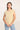 Women's Khaki Organic Linen Jersey Sleeveless Shirt