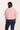 Women Pink Organic Cotton Casual Cropped T-Shirt