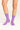 Women's Purple Classic Rib Pima Cotton Socks
