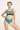 Reversible Sky Wave Swimwear Scoop Neck Bikini Set